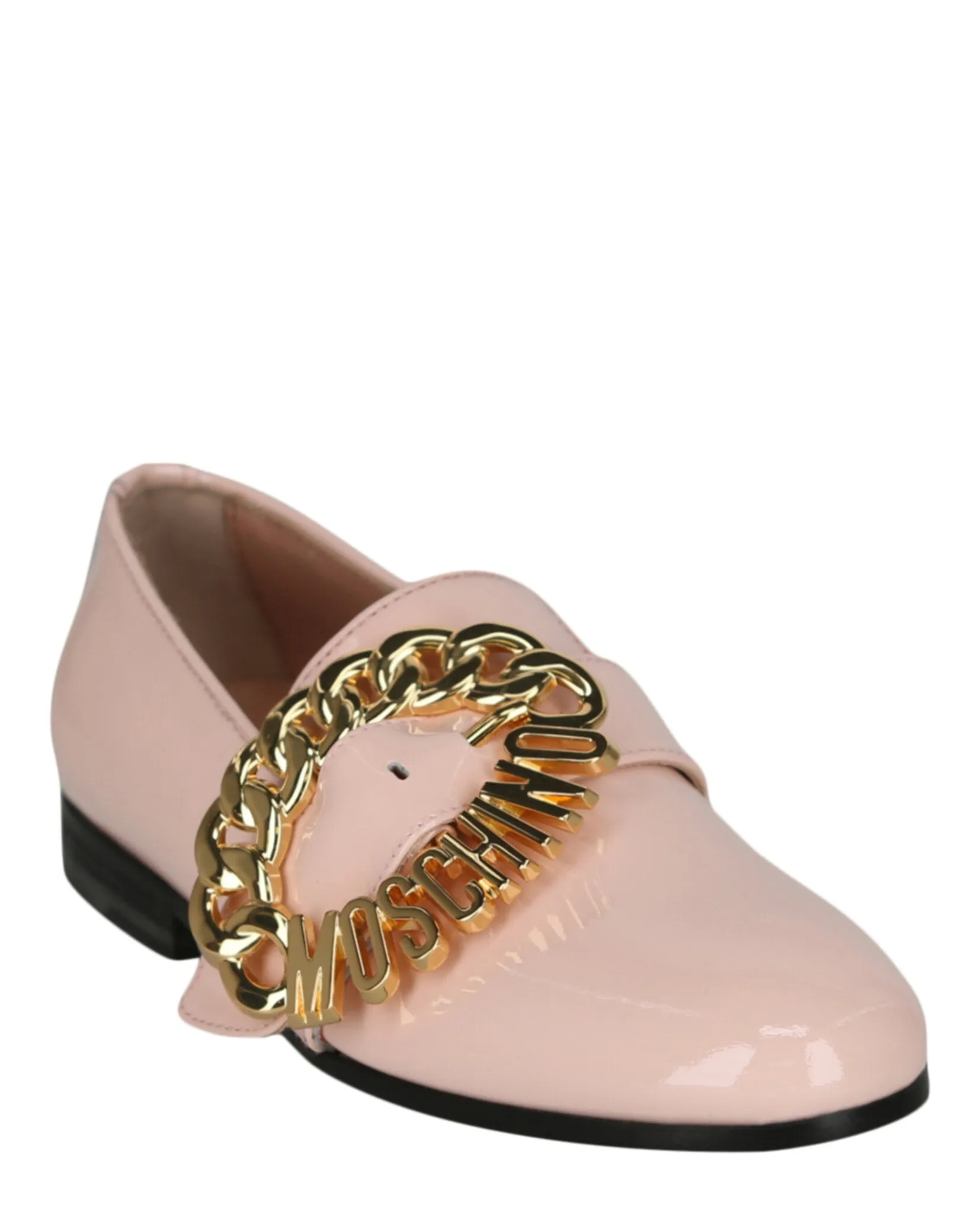 Logo Buckle Loafers
