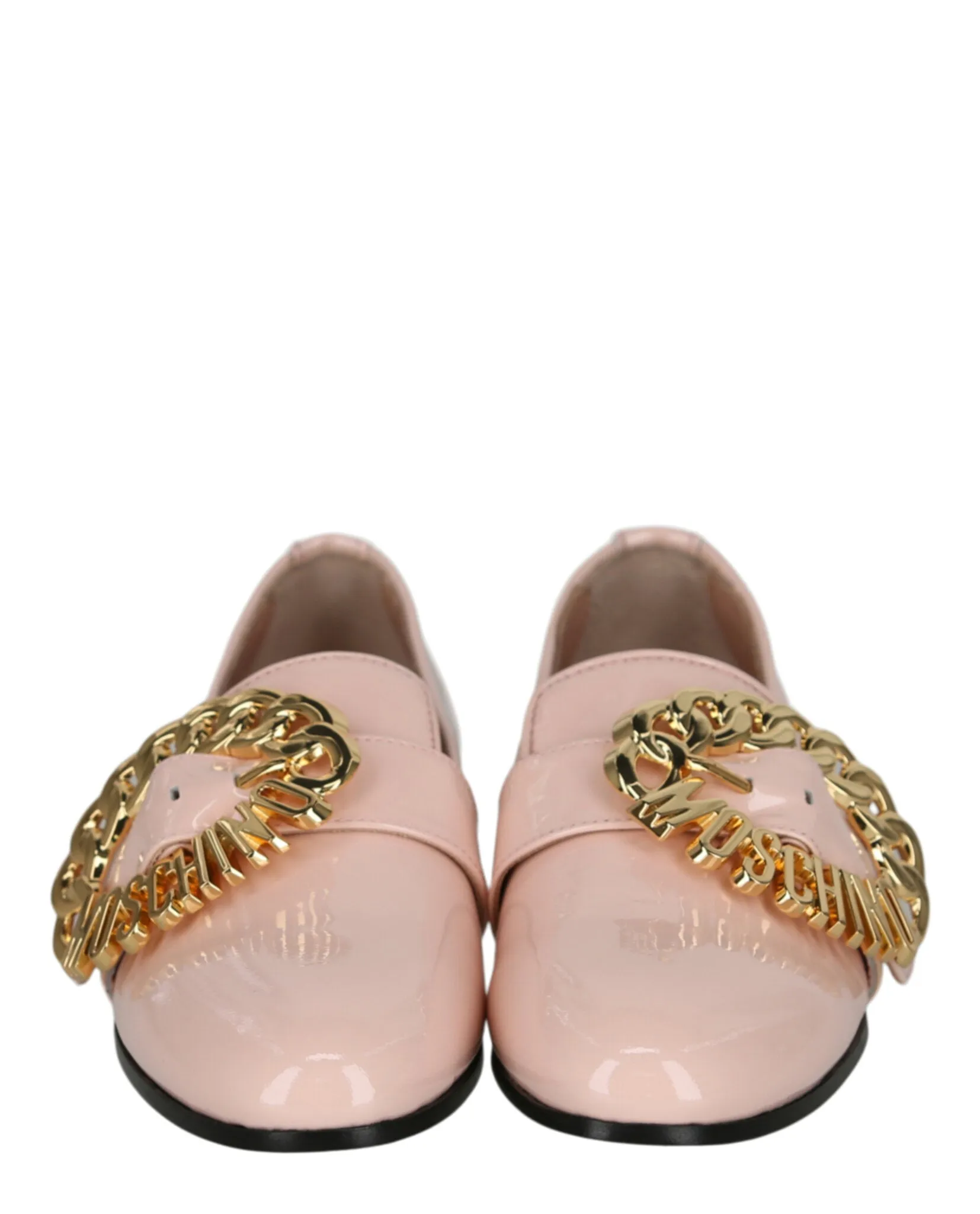 Logo Buckle Loafers