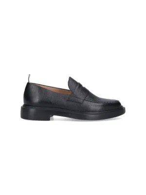 Logo" Moccasins  Black
