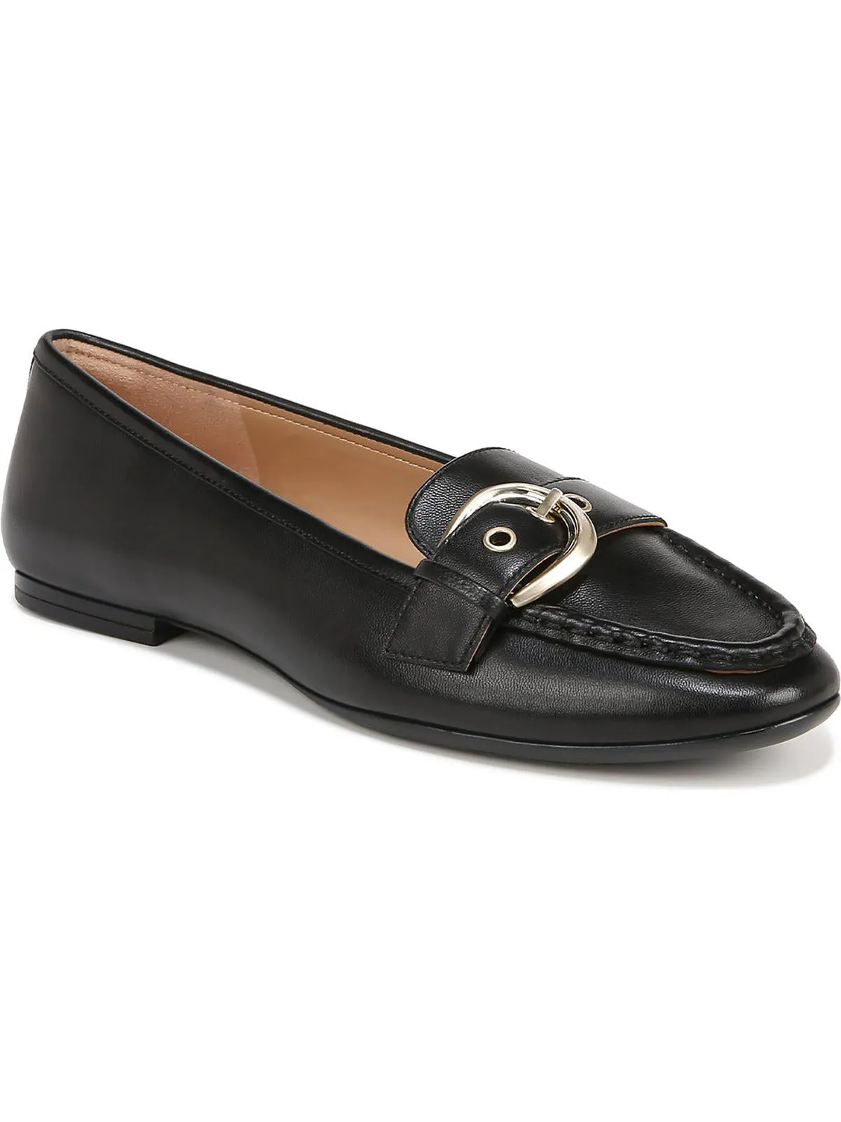 Lola Womens Flat Leather Loafers
