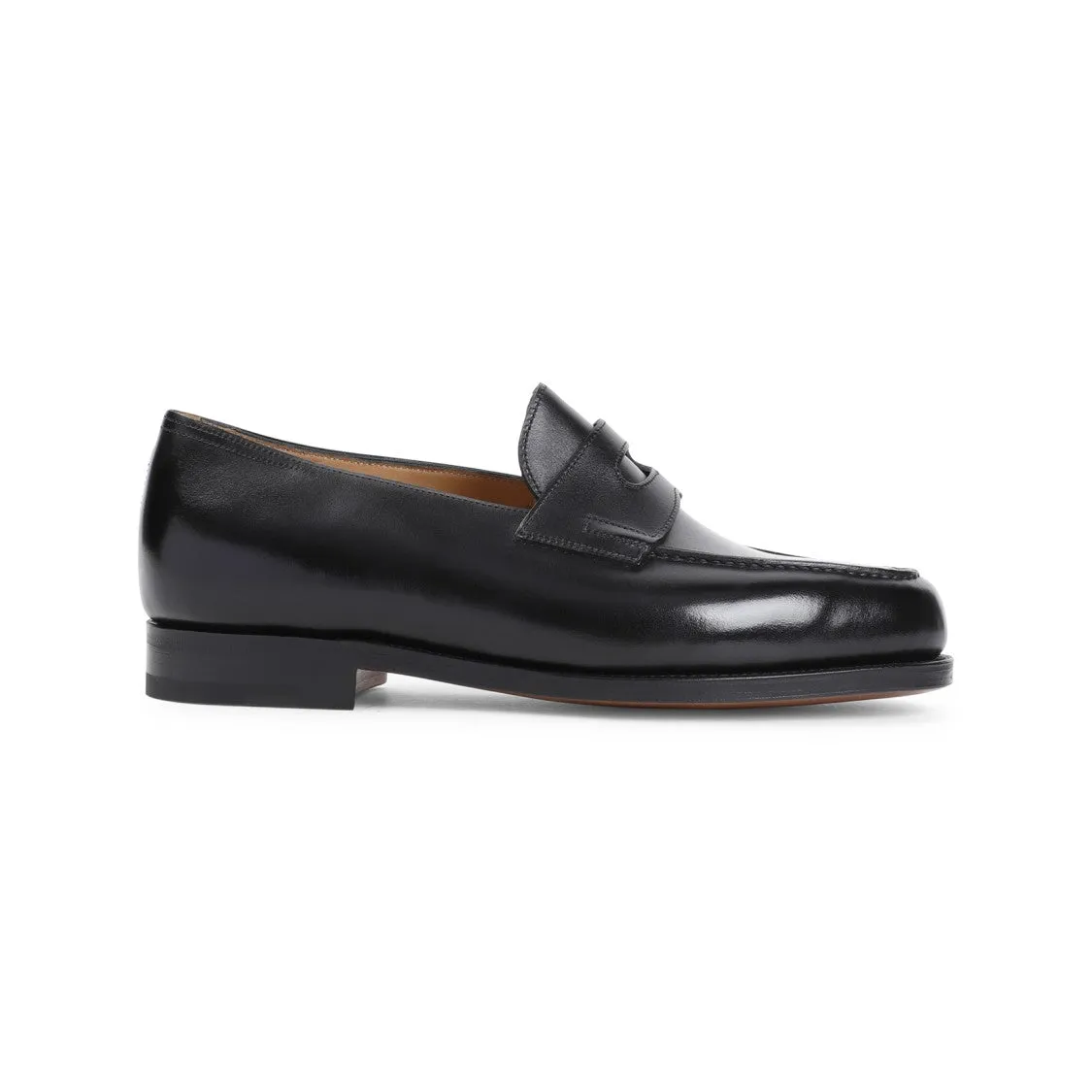 Lopez Black Calf Leather Loafers