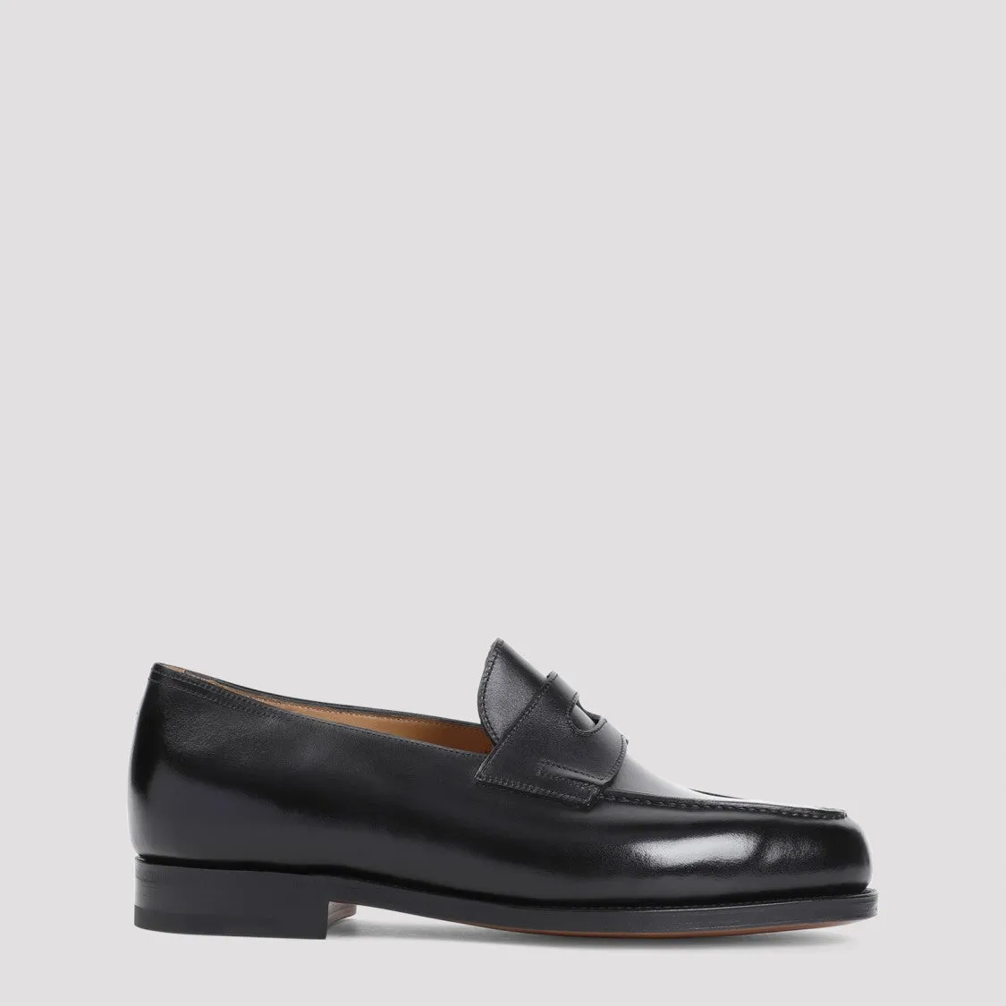 Lopez Black Calf Leather Loafers