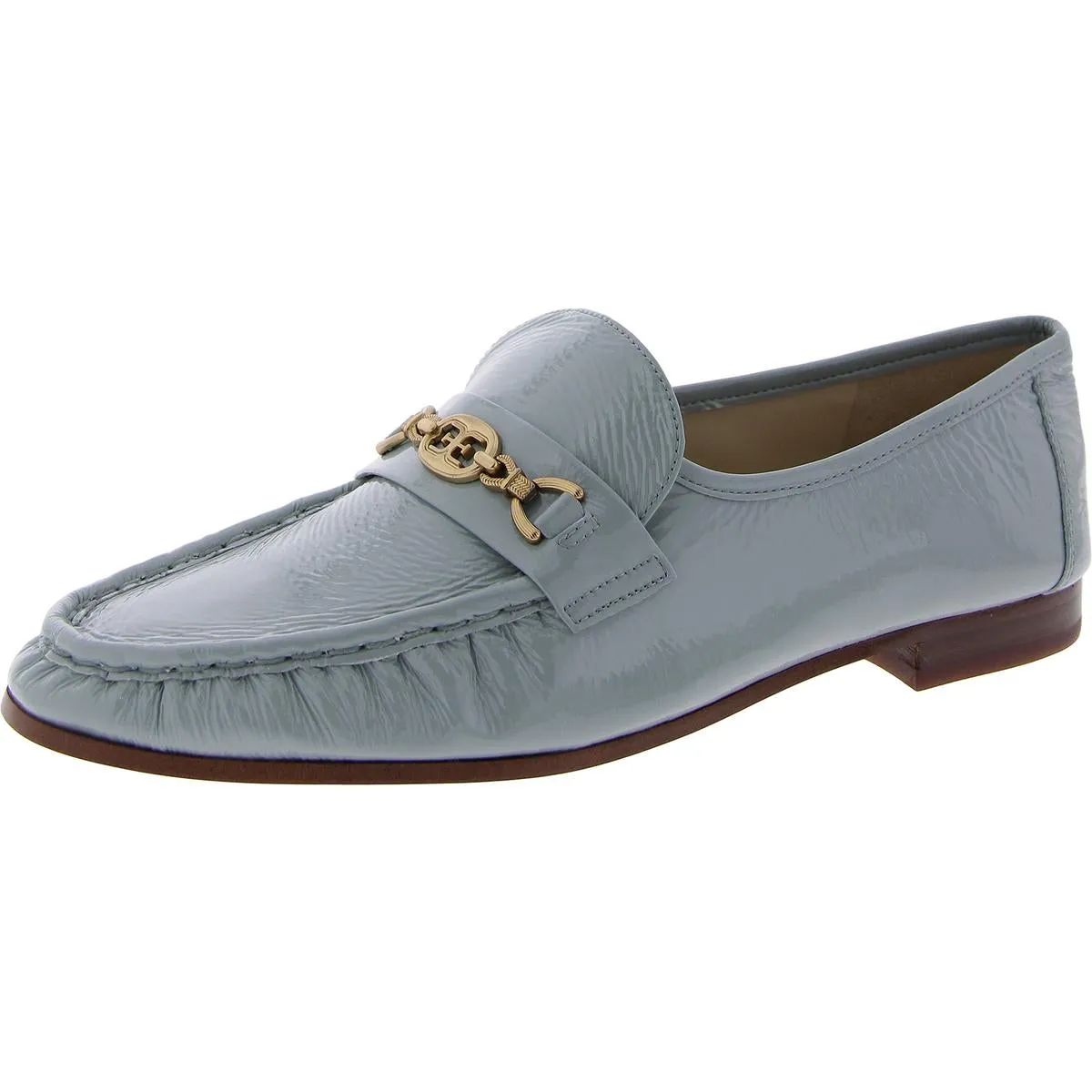 Lucca Womens Leather Slip-On Loafers