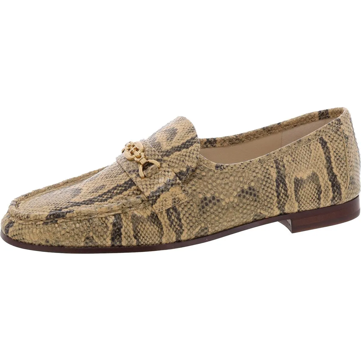 Lucca Womens Leather Slip-On Loafers