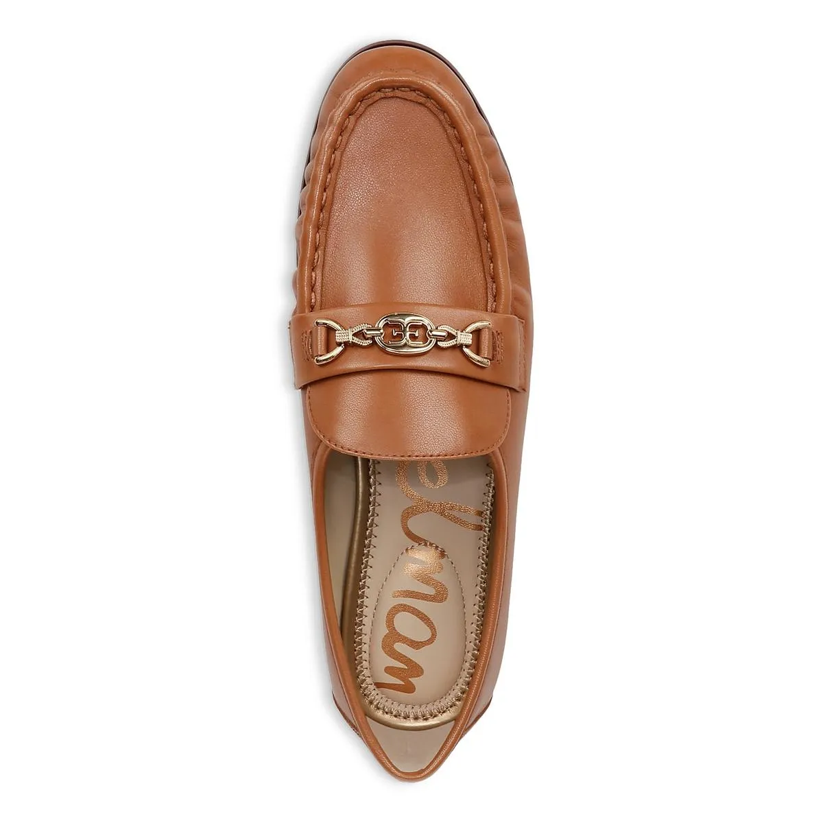 Lucca Womens Leather Slip-On Loafers