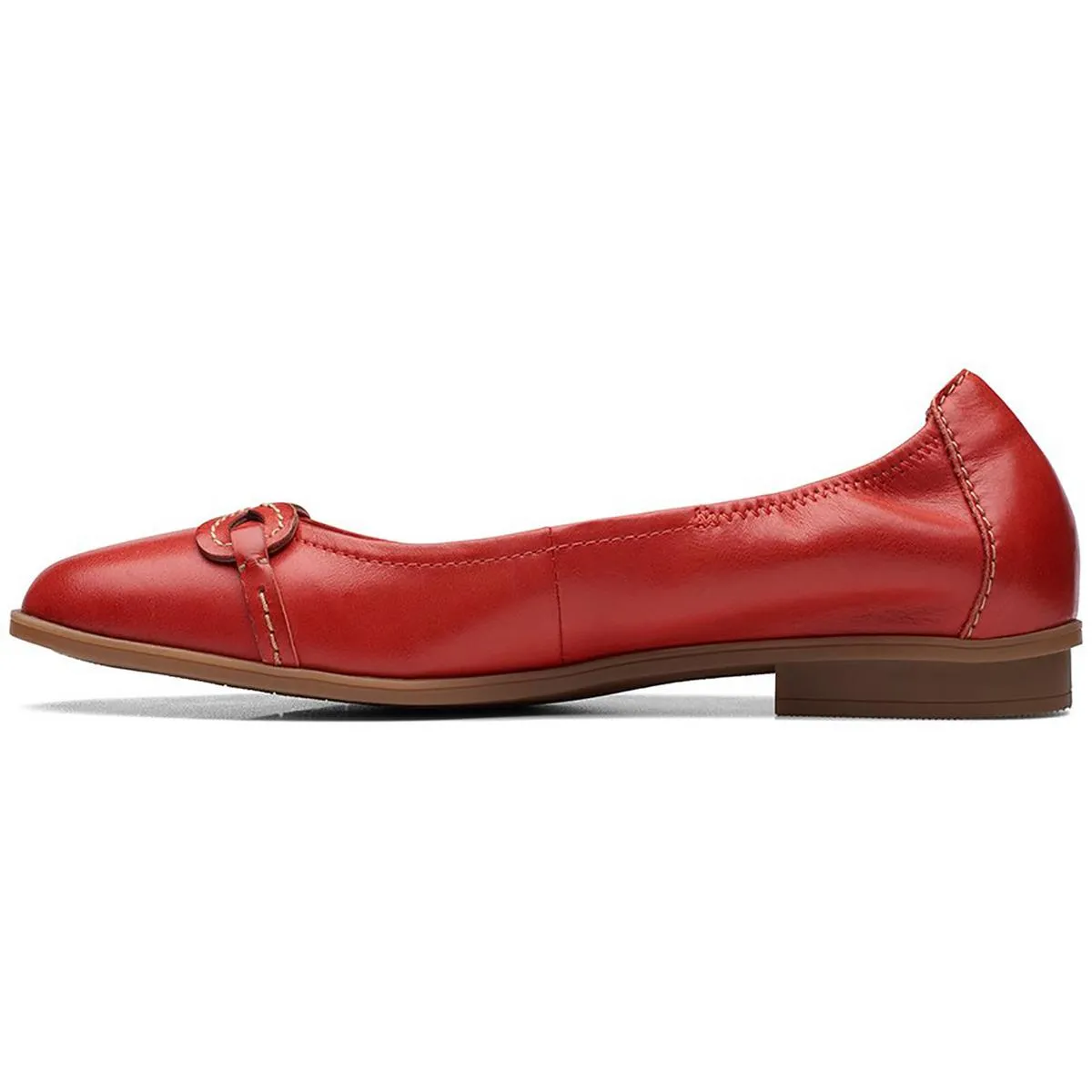 Lyrical Rhyme Womens Leather Slip-On Loafers