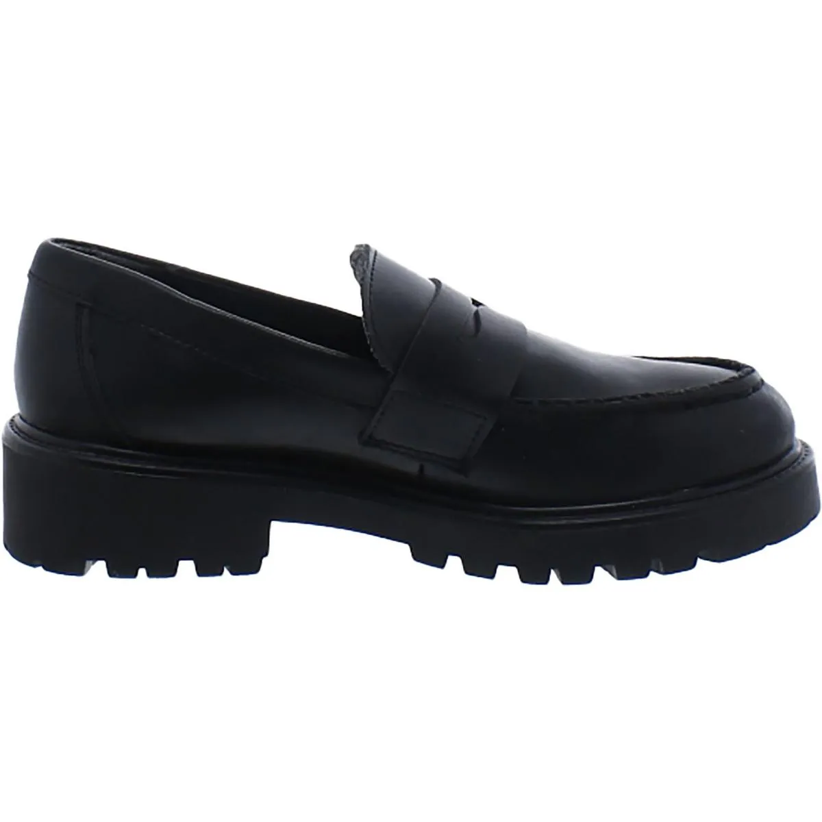 Lyris Womens Faux Leather Penny Loafers