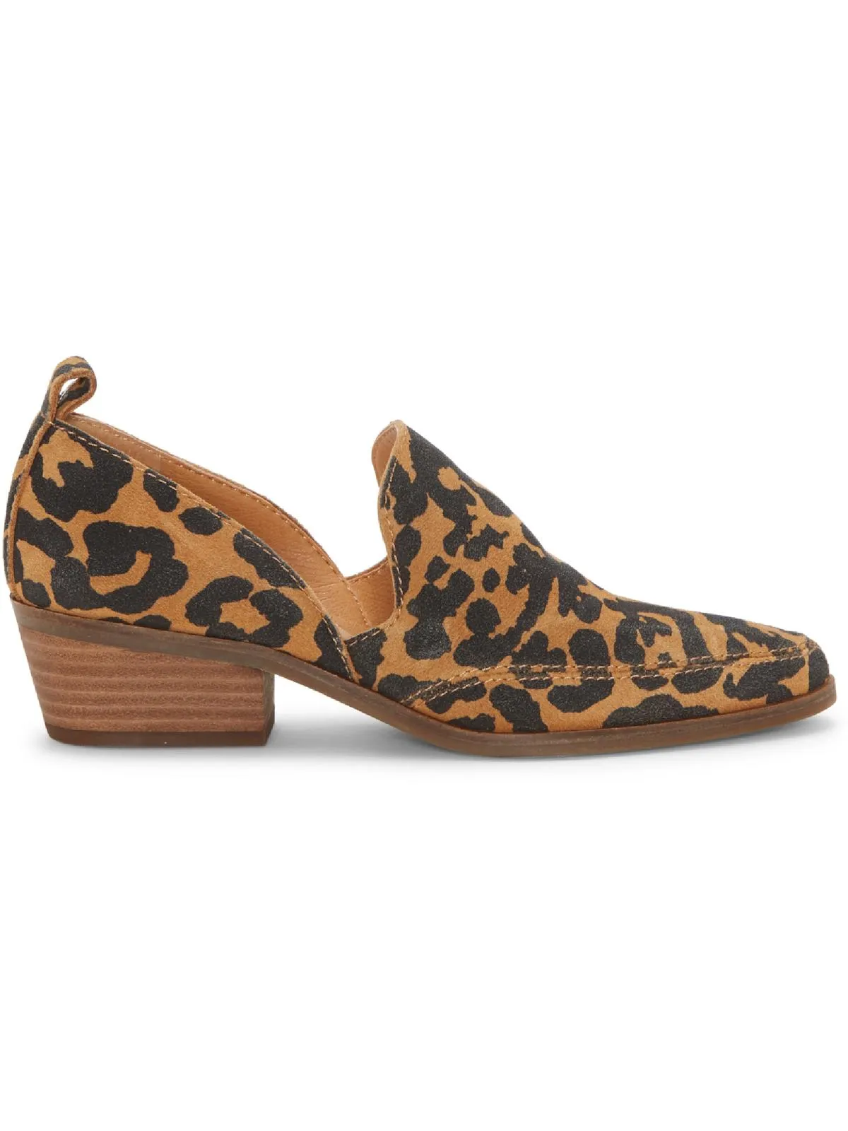 Mahzan Womens Comfort Insole Slip On Loafer Heels