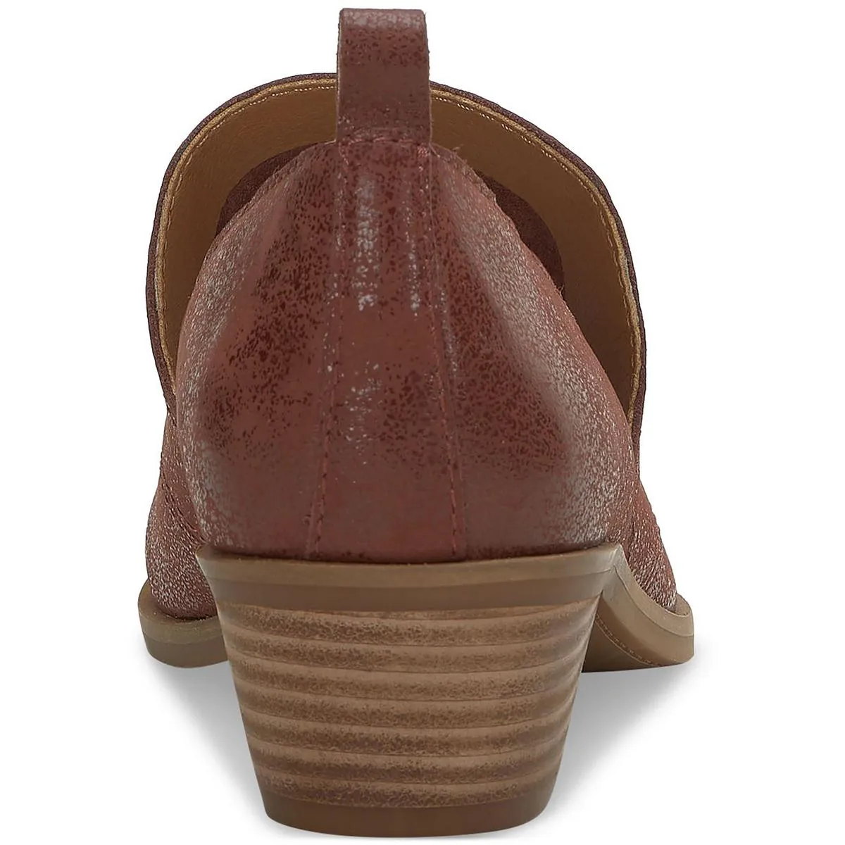 Mahzan Womens Comfort Insole Slip On Loafer Heels