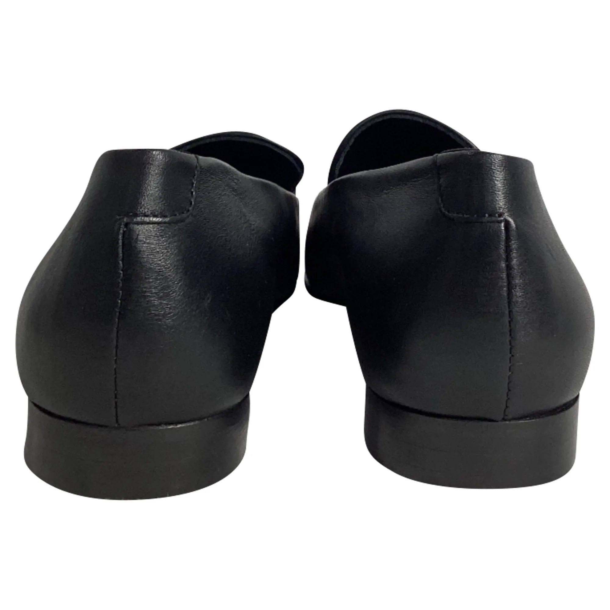 Manolo Blahnik Pitaka Loafers in Black Leather and Calf Hair