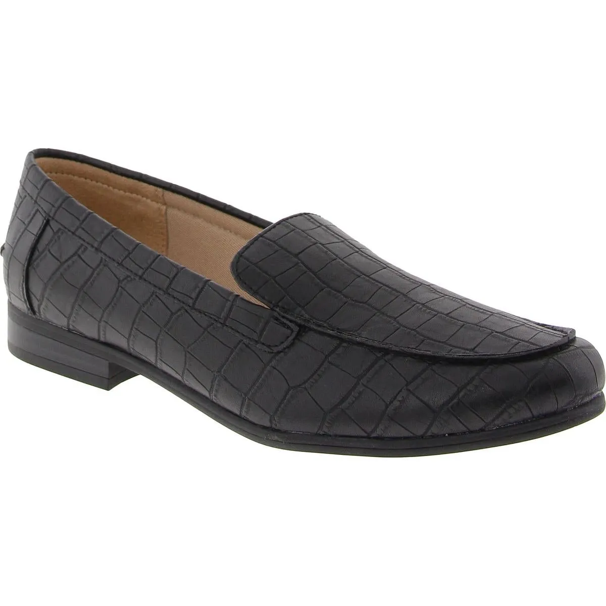 Margot Womens Faux Leather Loafers