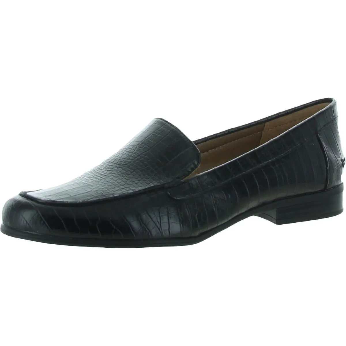 Margot Womens Faux Leather Loafers