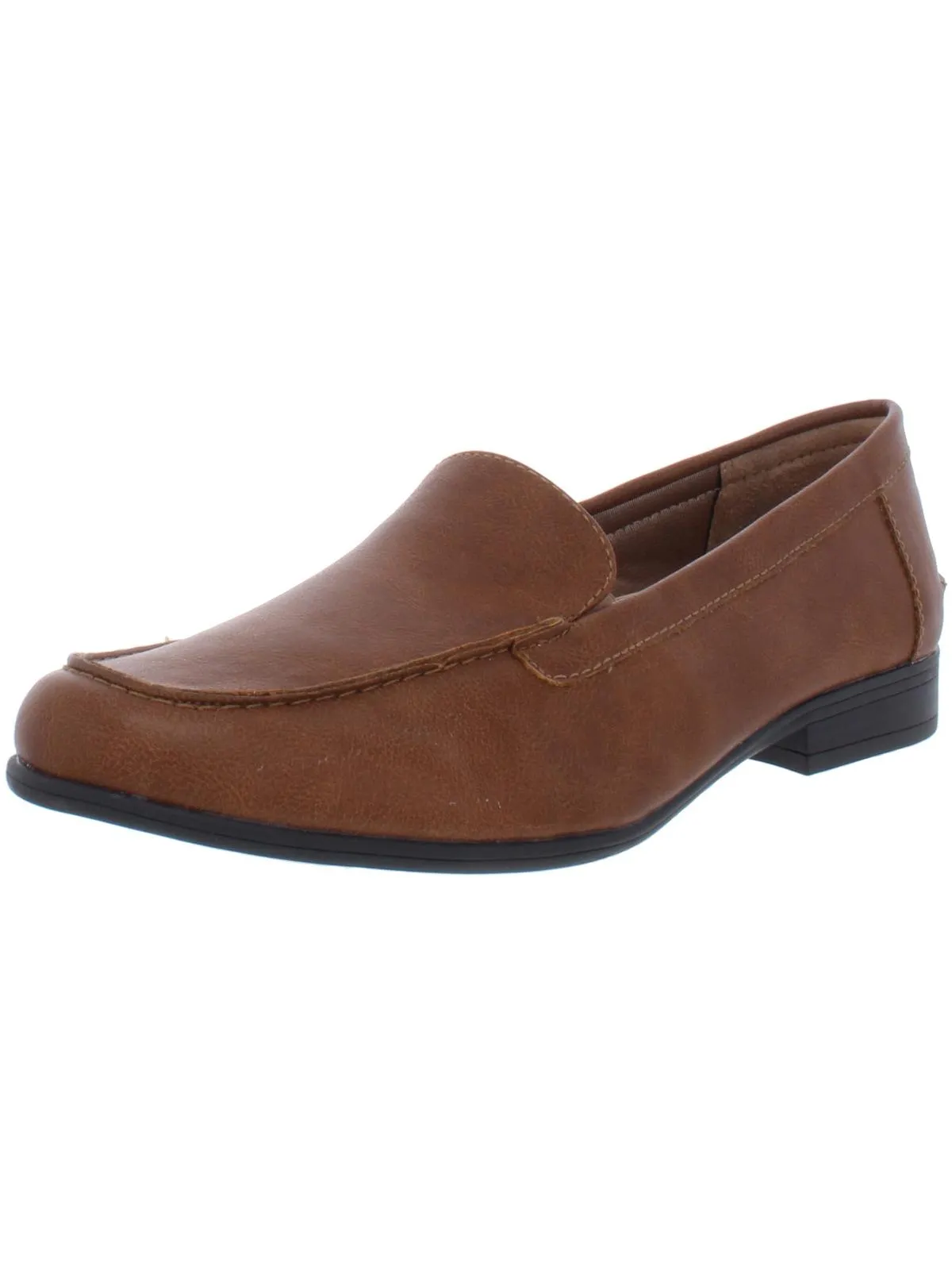 Margot Womens Faux Leather Loafers