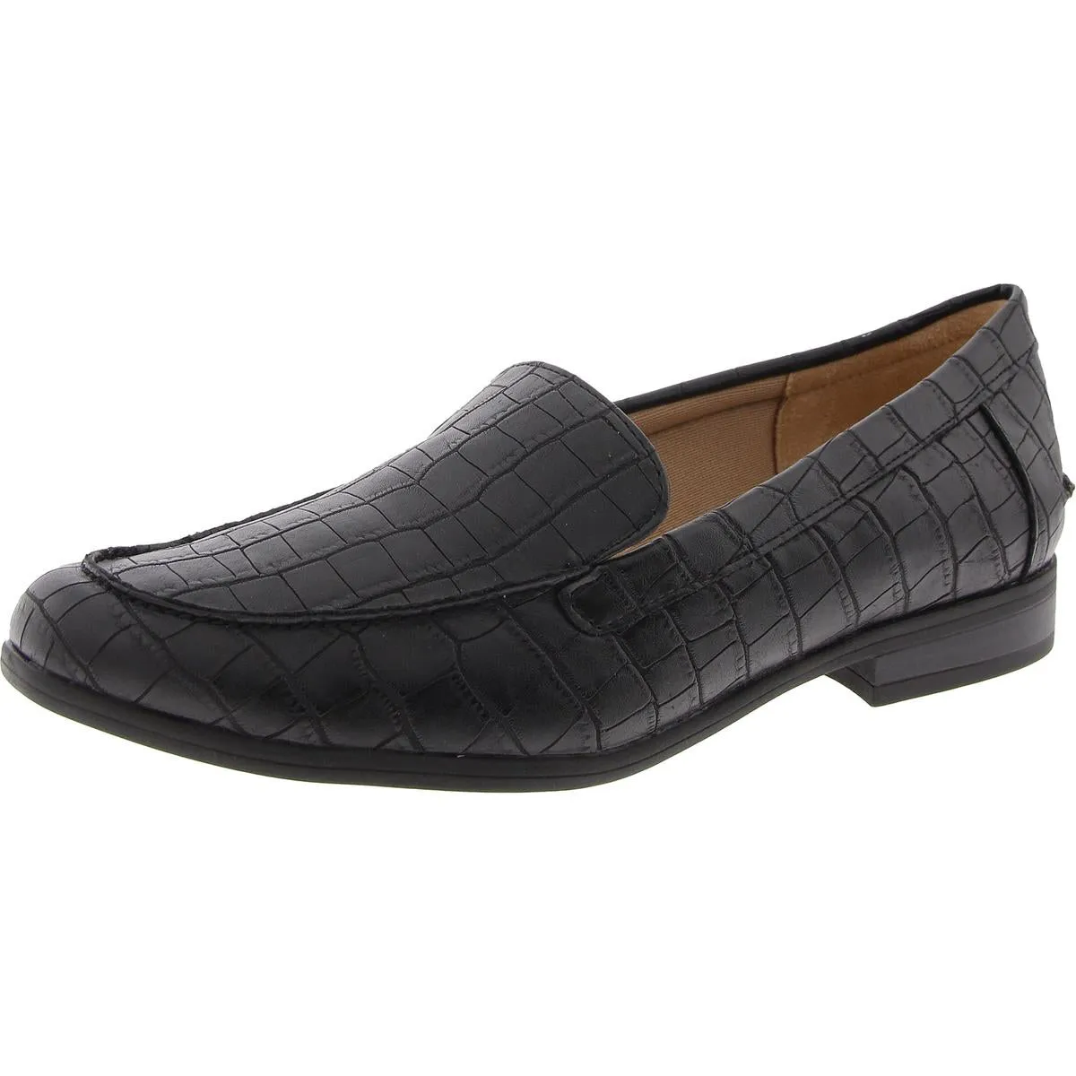 Margot Womens Faux Leather Loafers