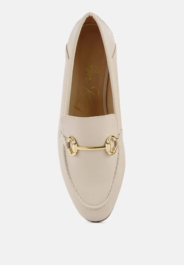 maurice semi casual faux leather loafers