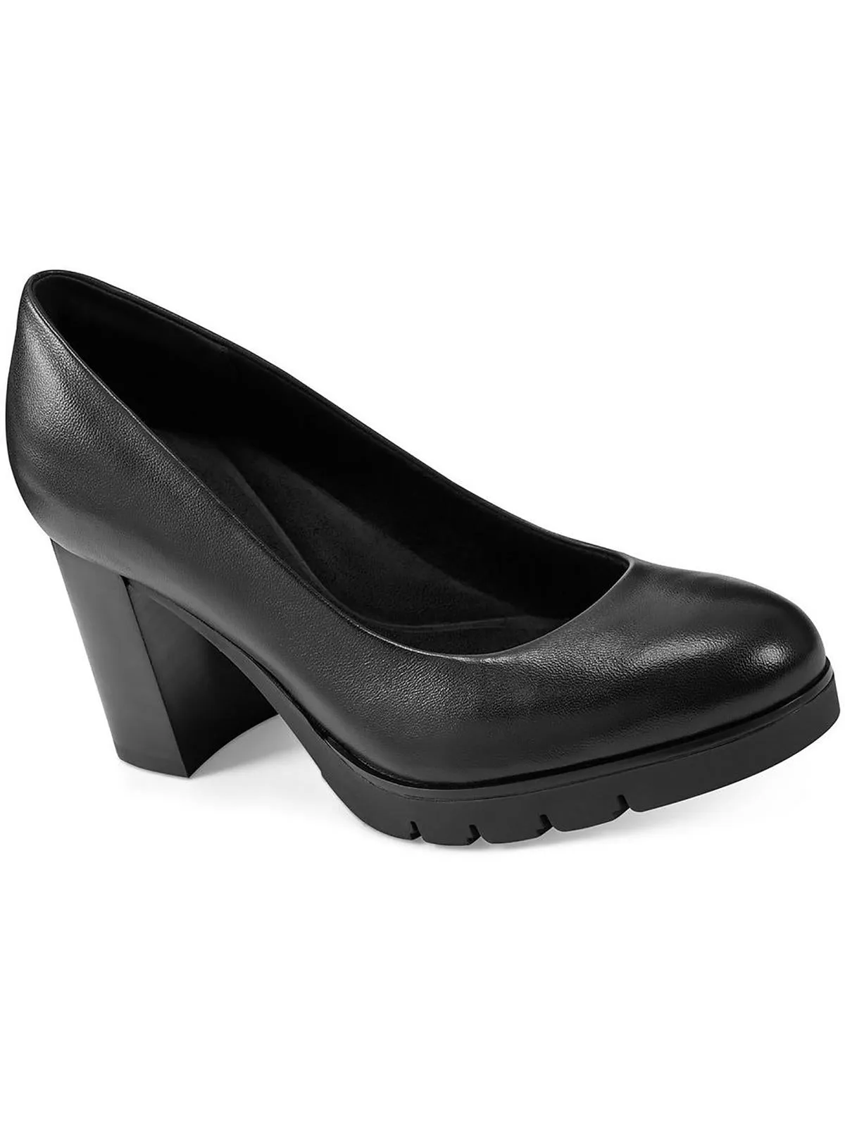 McKay Womens Leather Slip-On Loafers