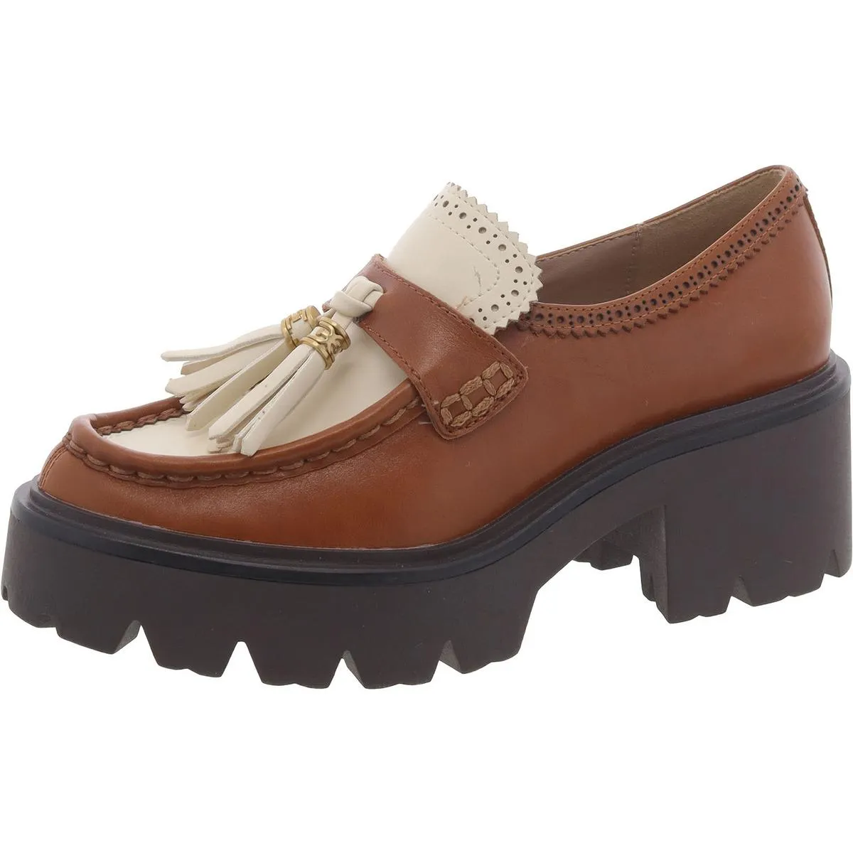 MEELA  Womens Synthetic Faux Leather Loafers