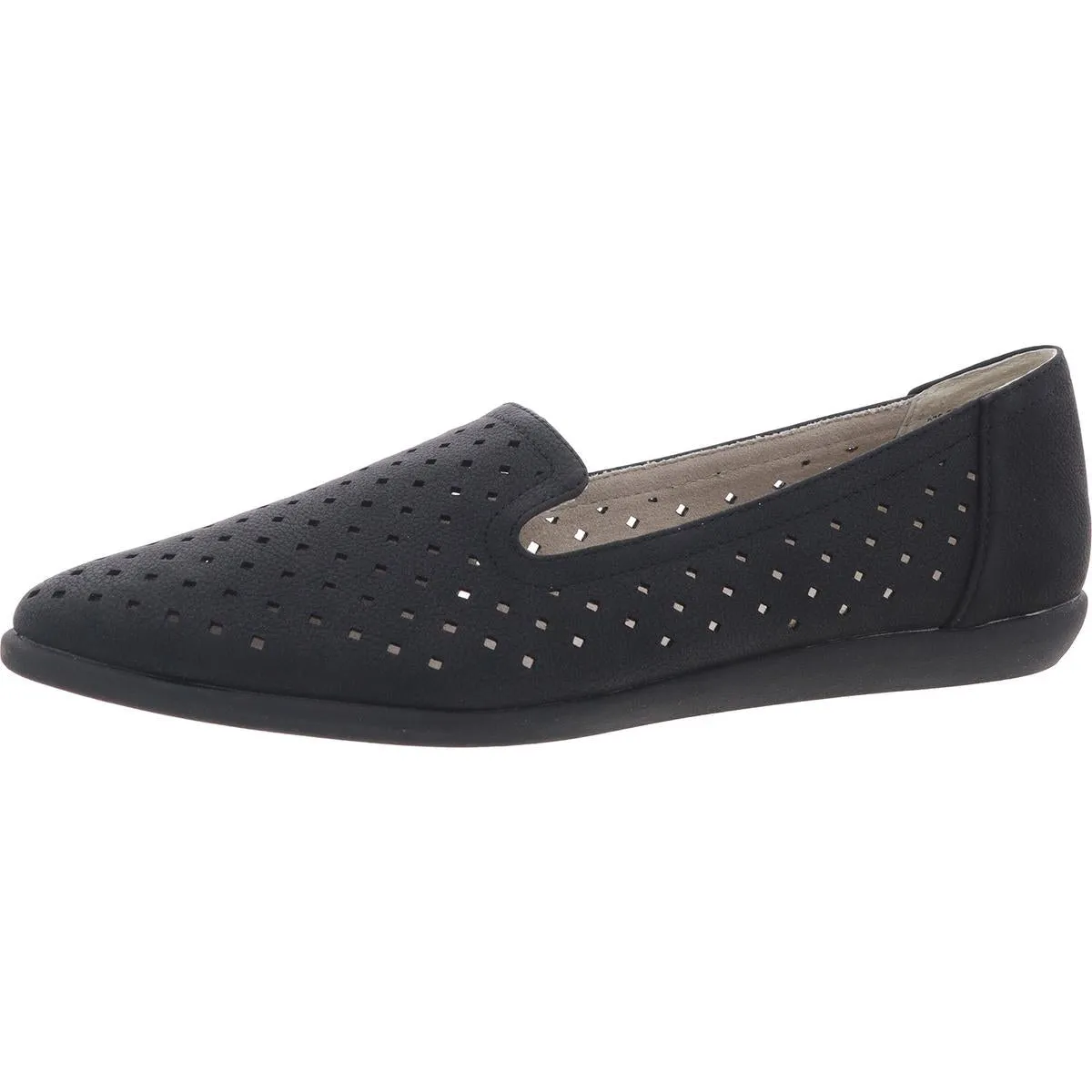 Melodic Womens Comfort Insole Faux Leather Loafers