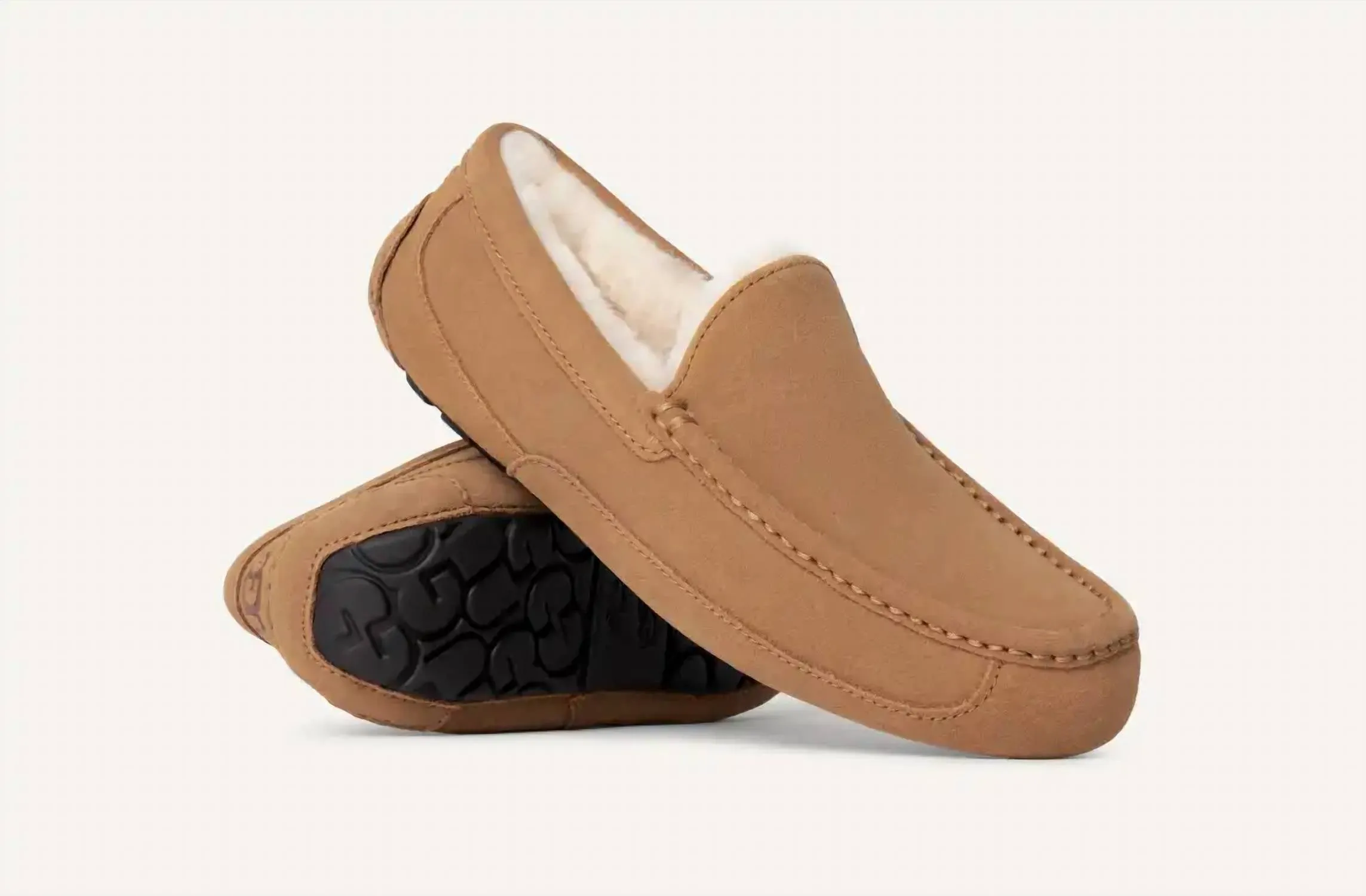 Men Ascot Slipper In Chestnut