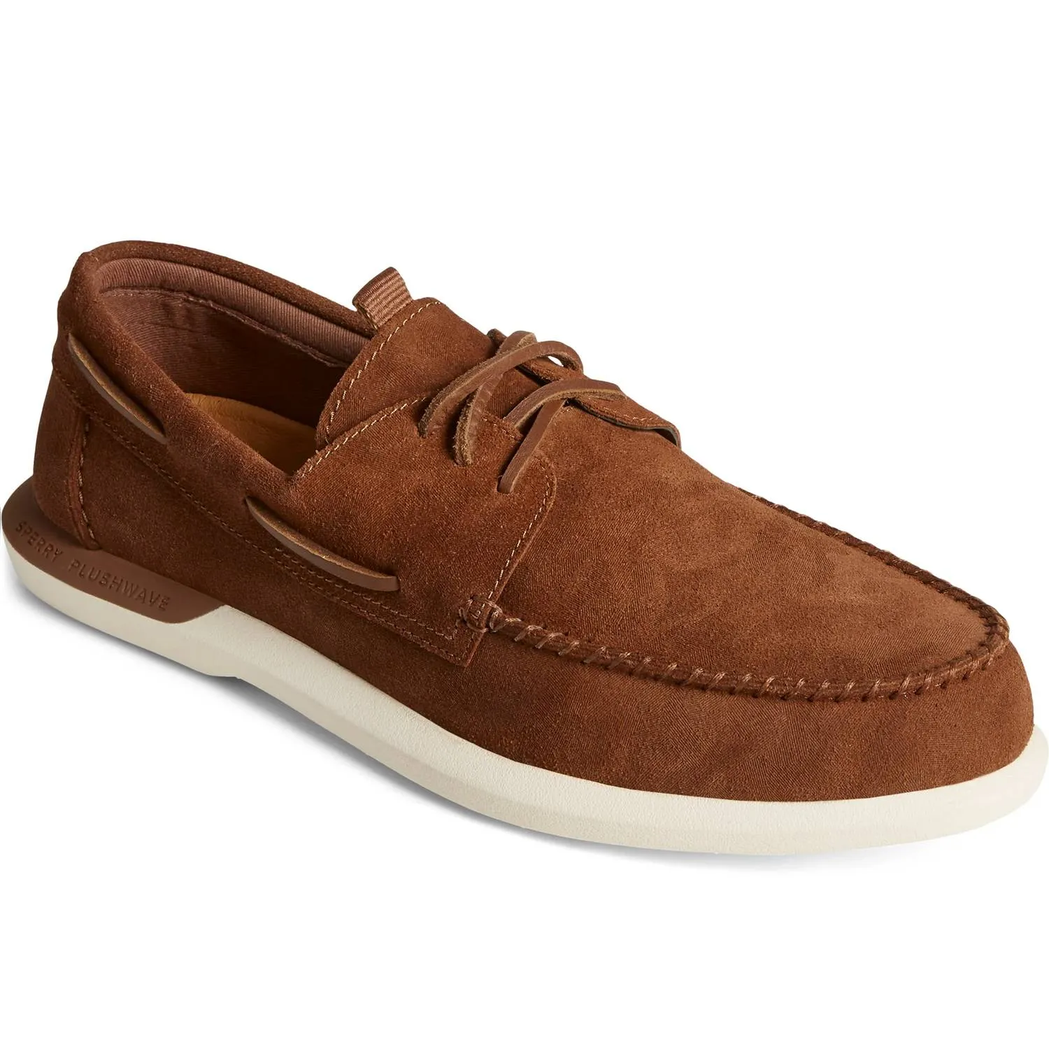 Men's A/o Plushwave 2.0 Boat Shoes In Camo Brown/brown