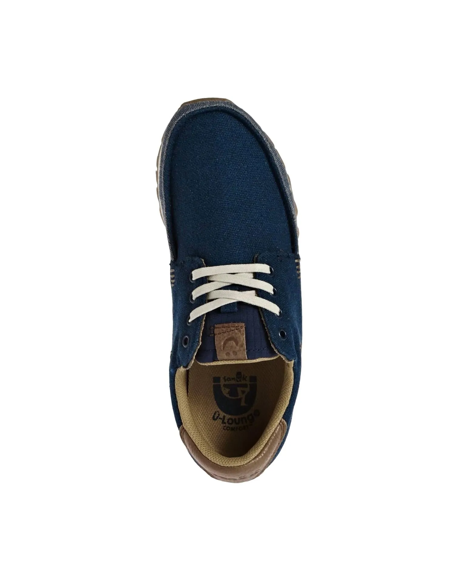 Men's Beer Runner Shoes In Navy/tan