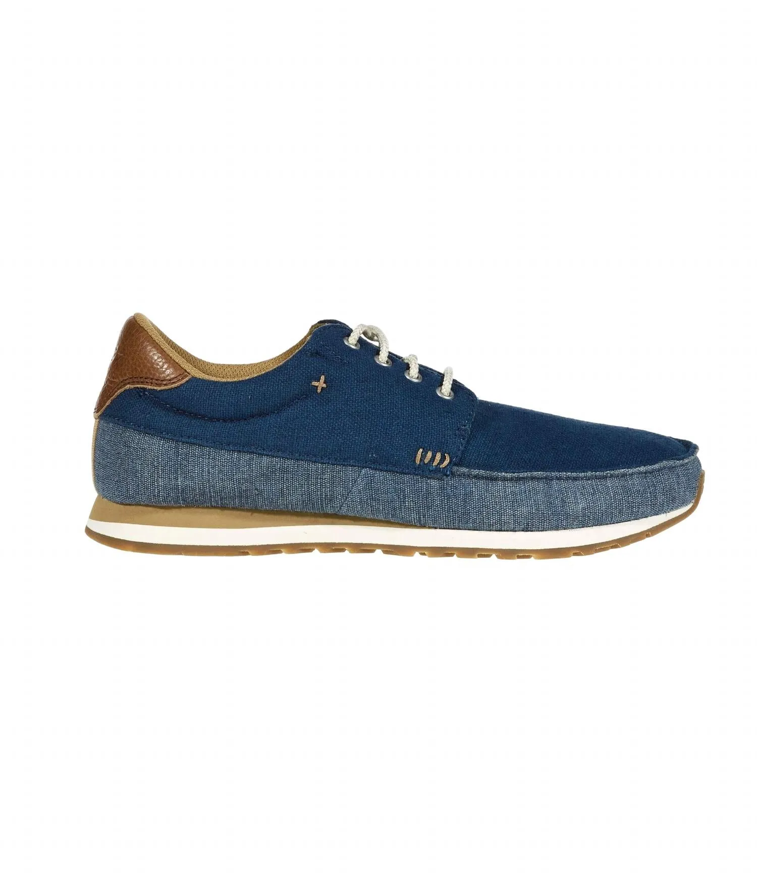 Men's Beer Runner Shoes In Navy/tan