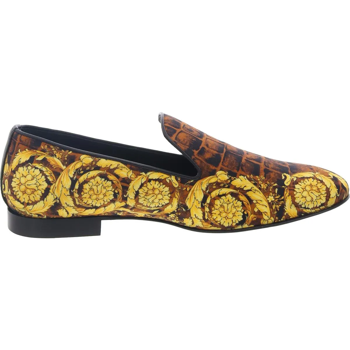 Mens Brogue Leather Loafers