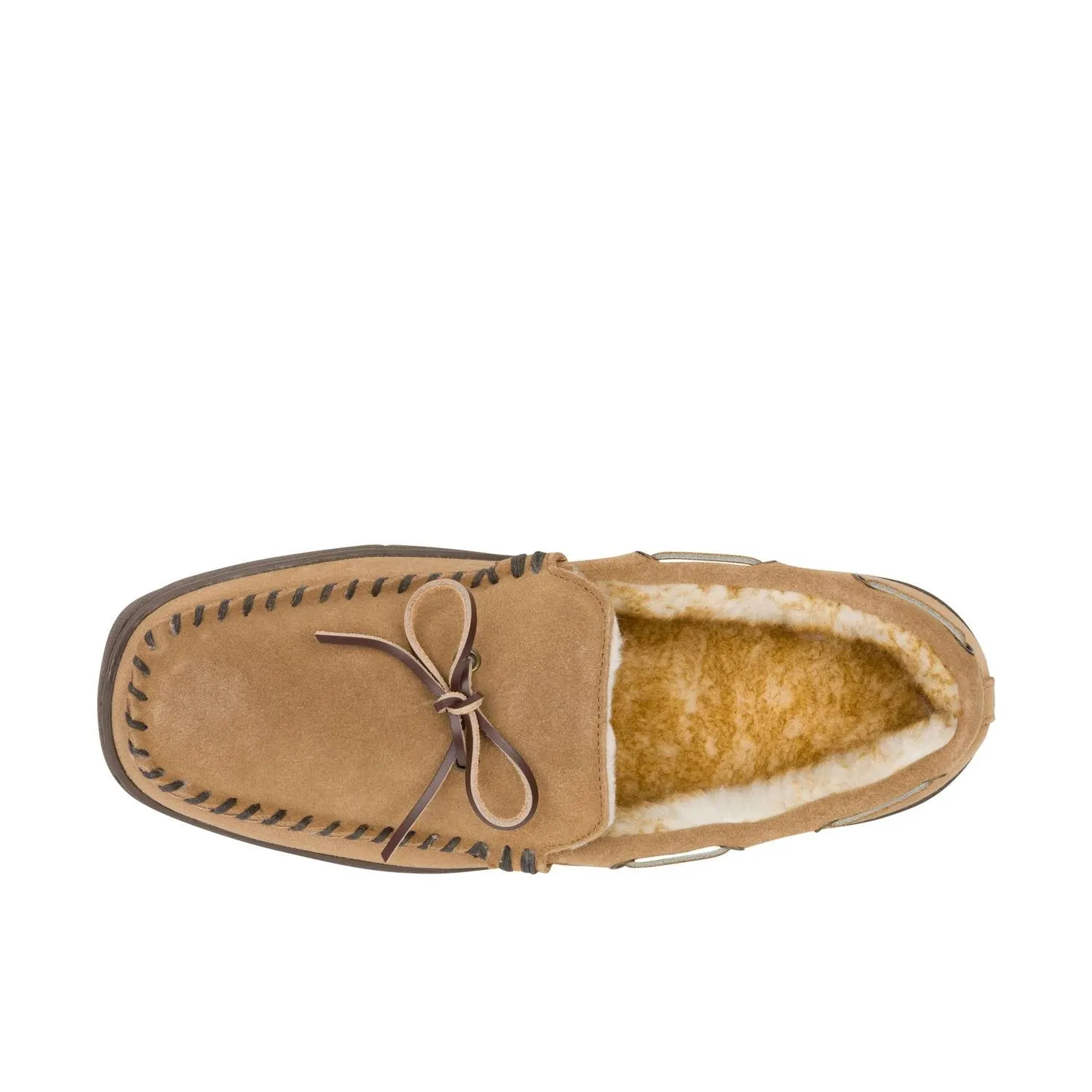 Men's Harrison Moccasin Slipper In Chestnut