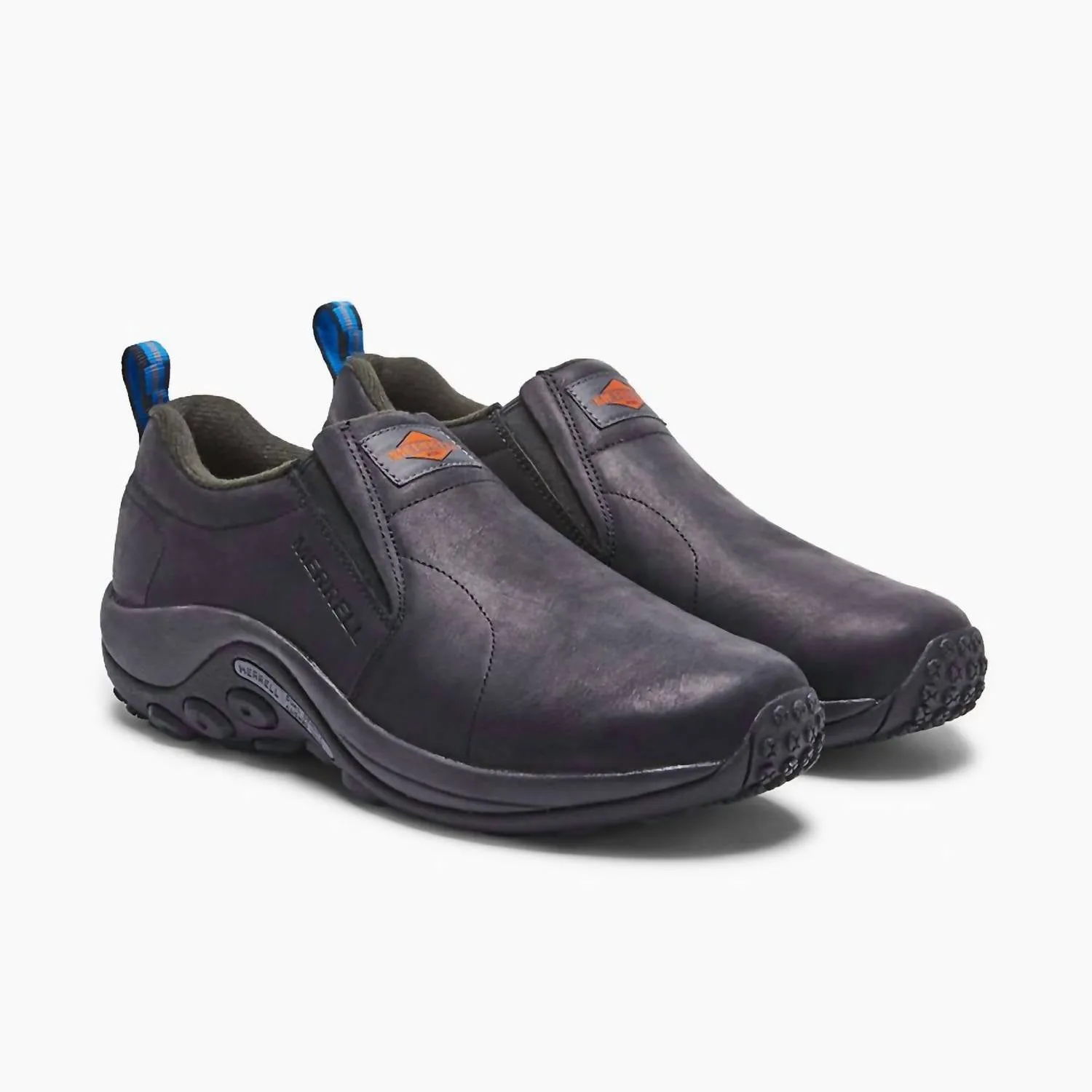Men's Jungle Moc Leather Sr Work Shoes In Black