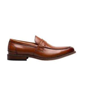 Men's Marlowe Algonquin Moc Toe Slip On Shoes In Cognac
