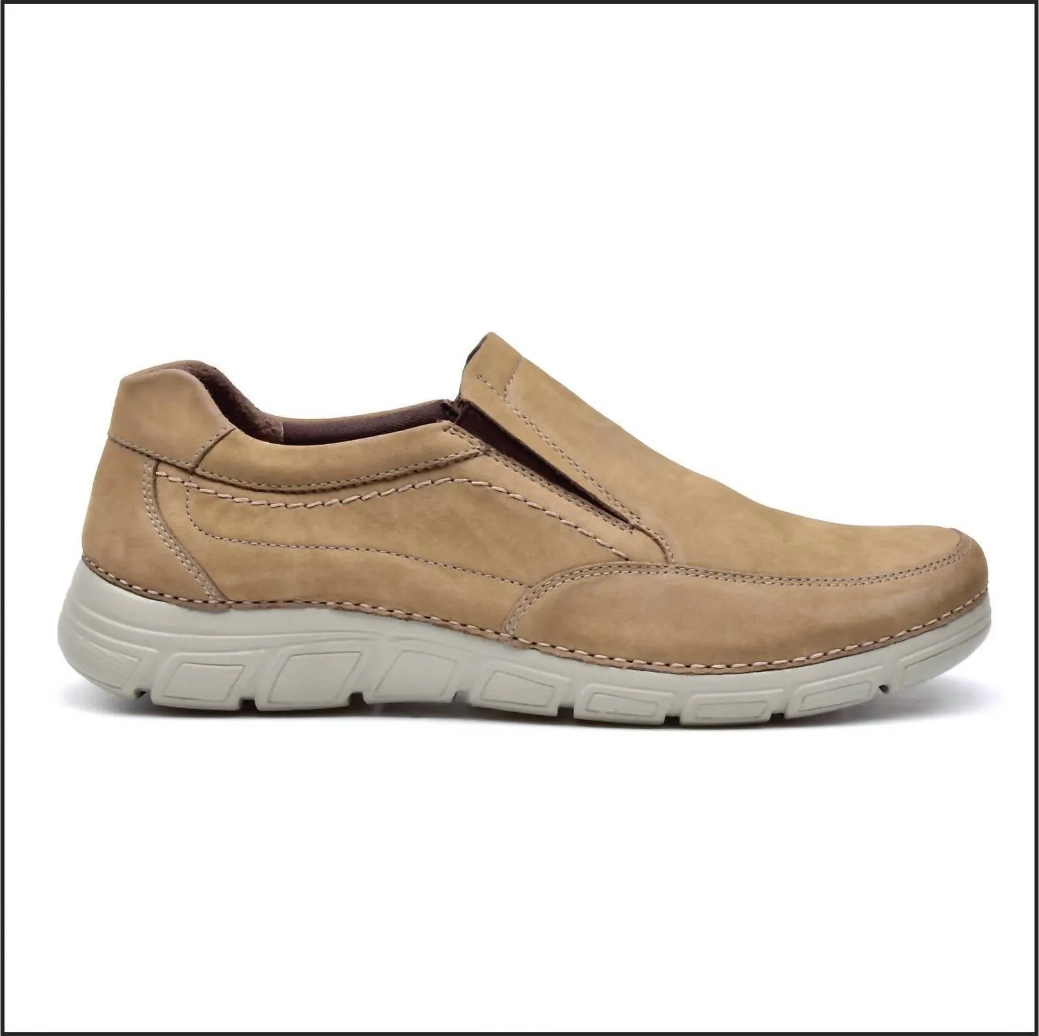 Men's Mocassin Rock In Chestnut