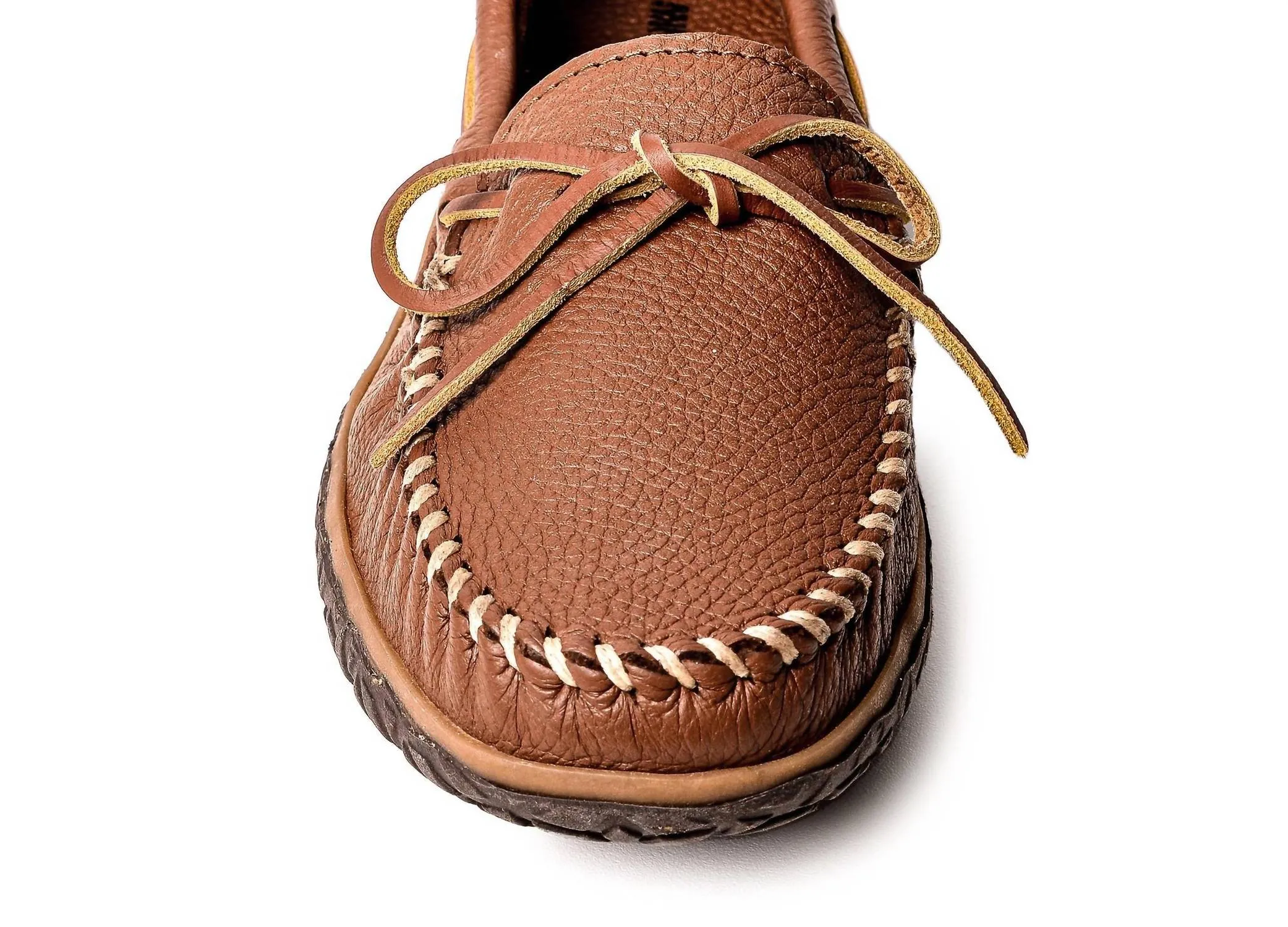 Men's Moosehide Tread Moccasin In Caramel