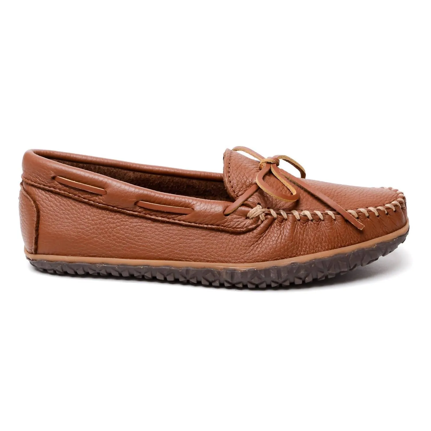 Men's Moosehide Tread Moccasin In Caramel