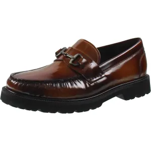 Mens Ombre Patent Leather Loafers