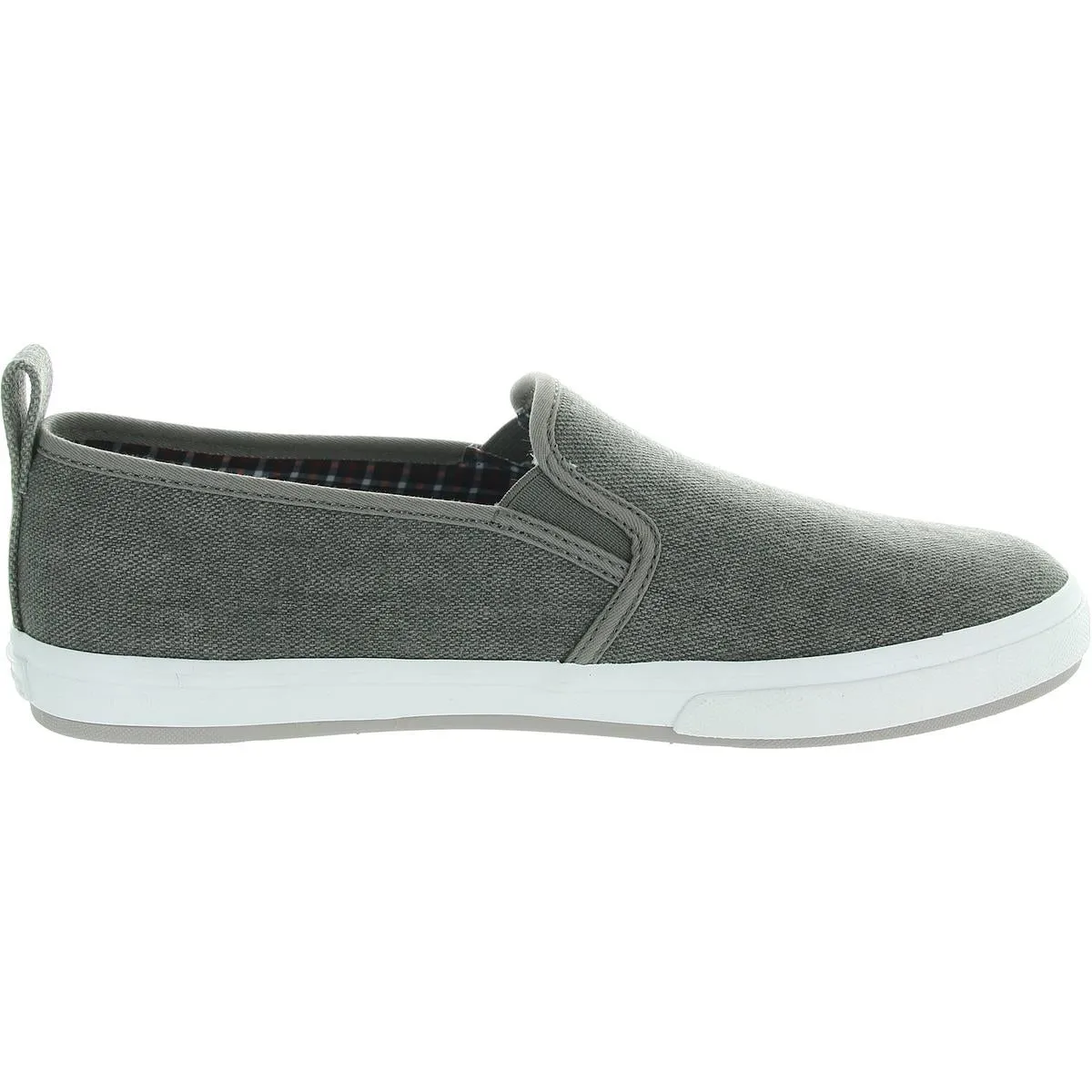 Mens Padded Insole Canvas Slip-on Shoes