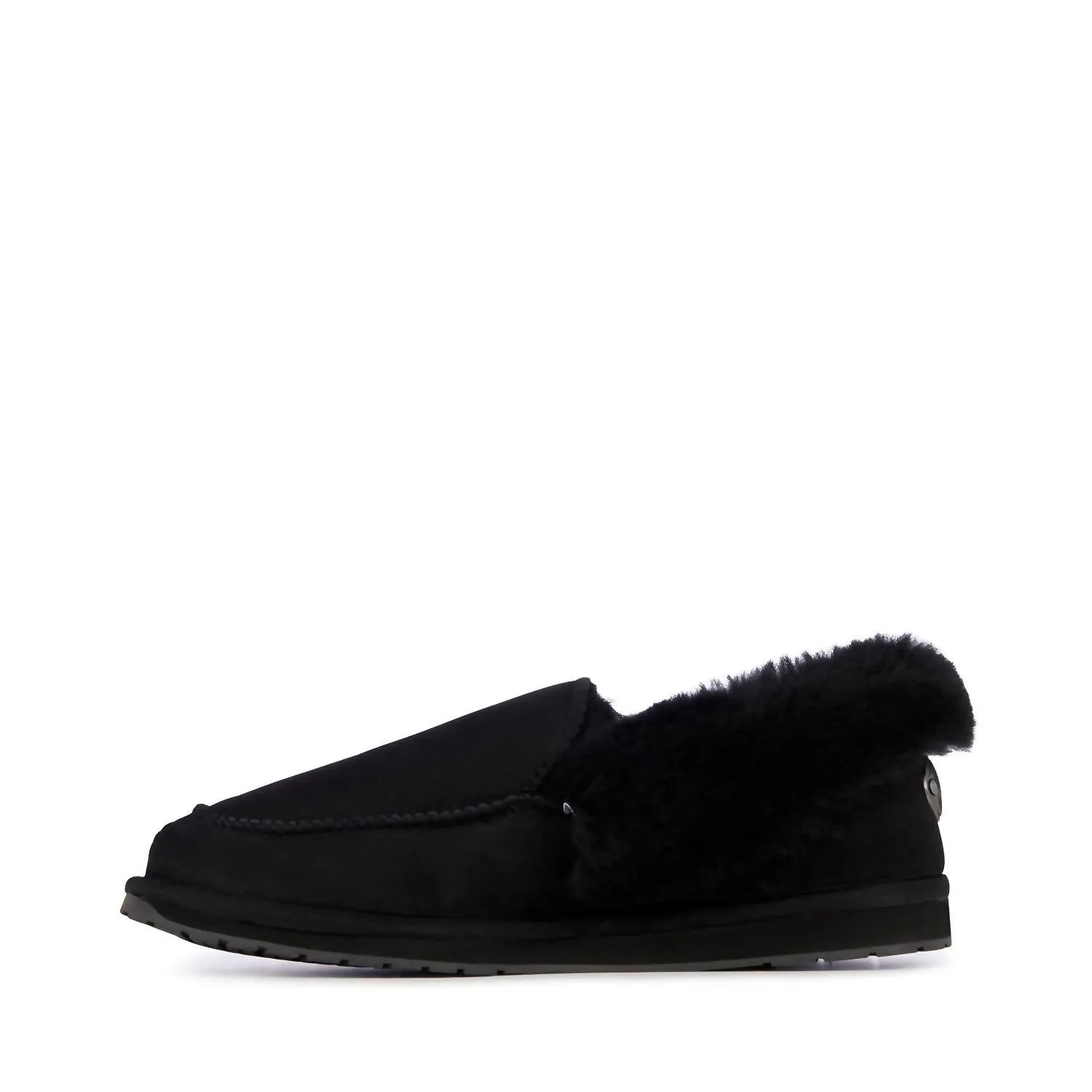 Men's Platinum Murray Fold Down Slipper In Black