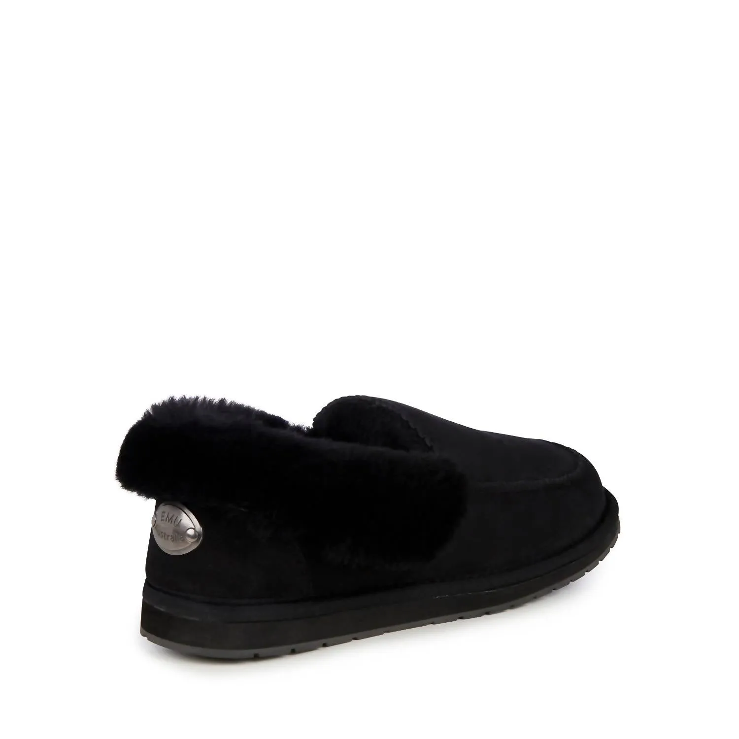 Men's Platinum Murray Fold Down Slipper In Black