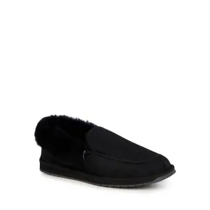 Men's Platinum Murray Fold Down Slipper In Black