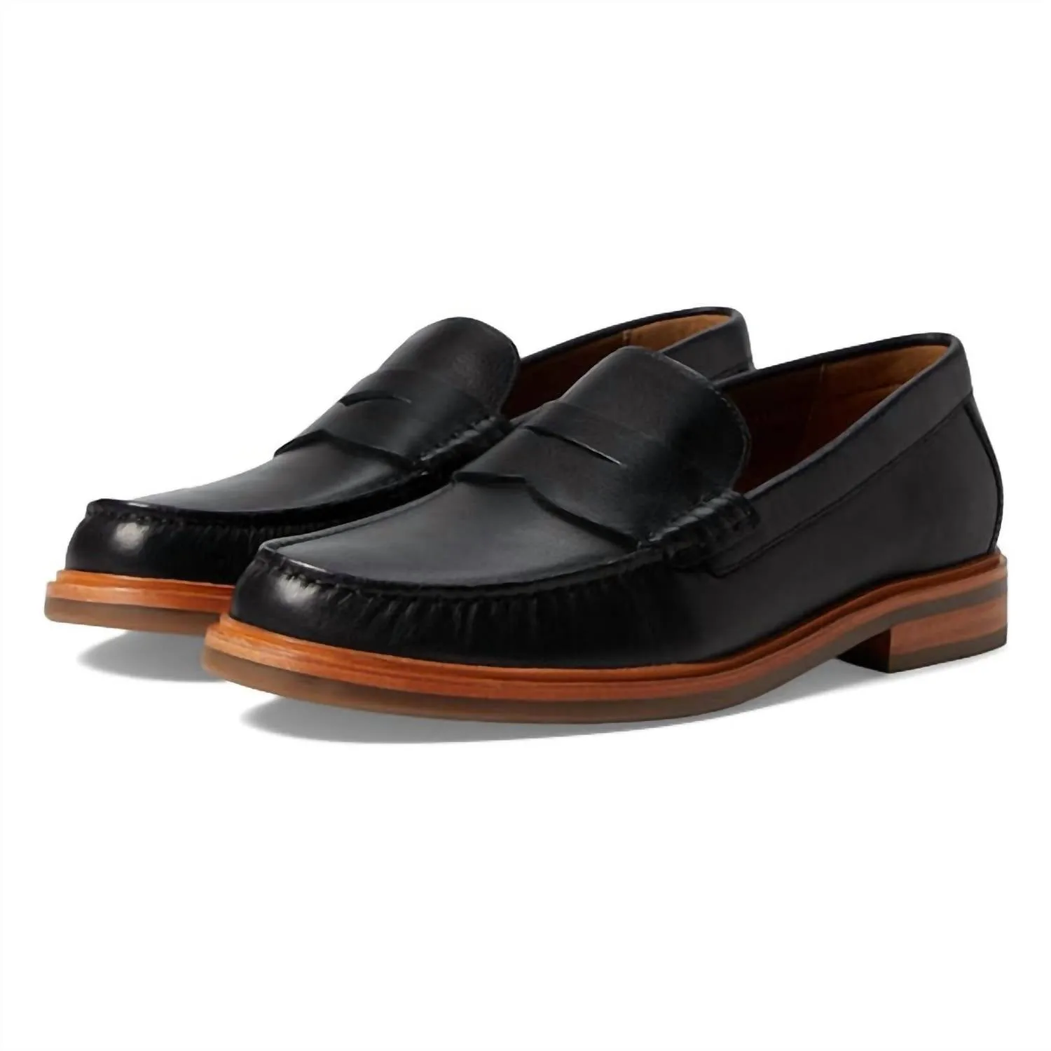 Men's Slip On Lyles Penny In Black