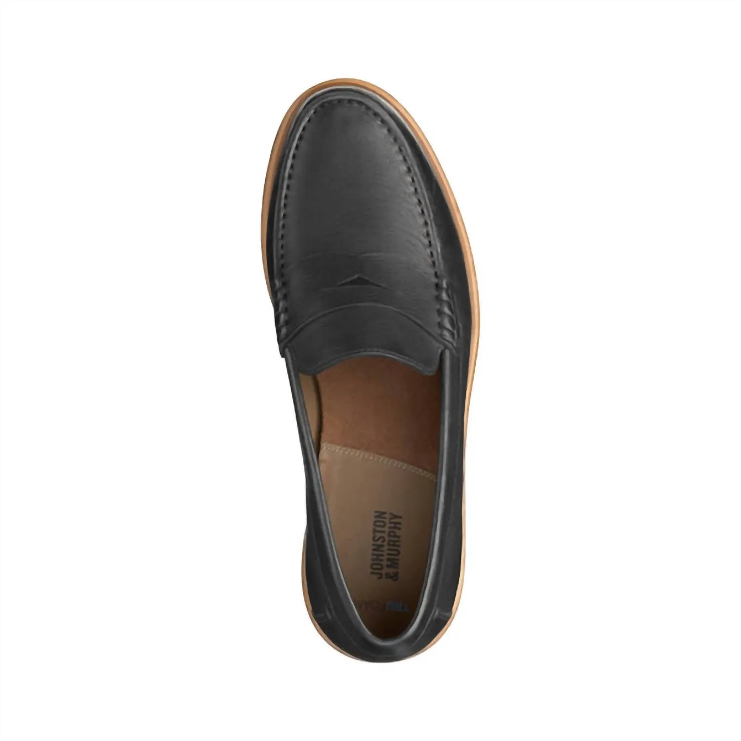 Men's Slip On Lyles Penny In Black