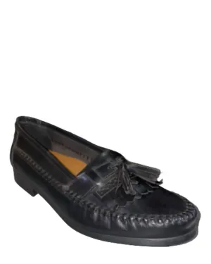 Men's Tassel Weave Loafer In Black