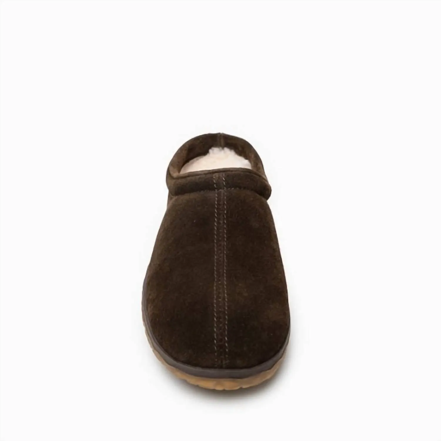 Men's Taylor Slipper In Chocolate Suede