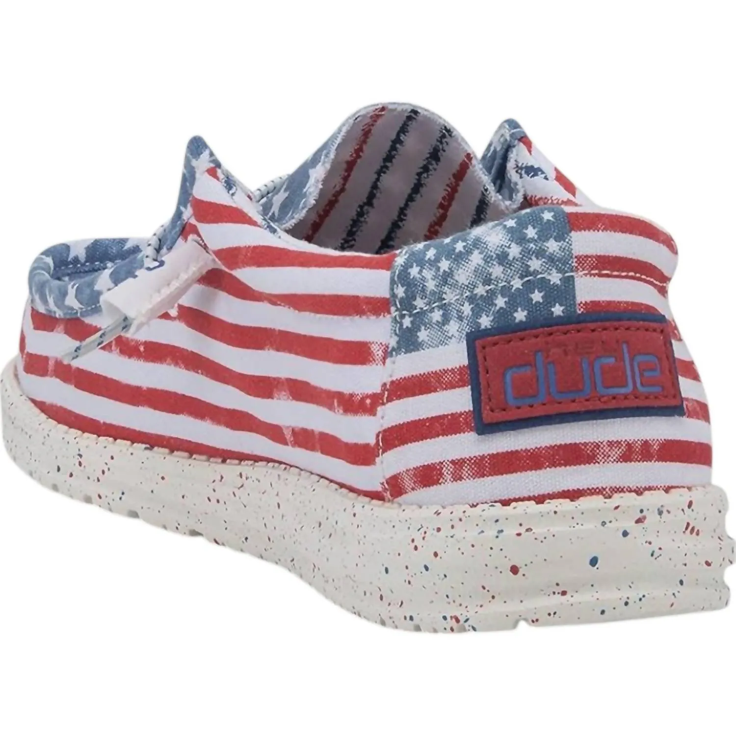 Men's Wally Patriotic Shoes In Stars And Stripes