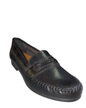 Men's Weave Loafer In Black