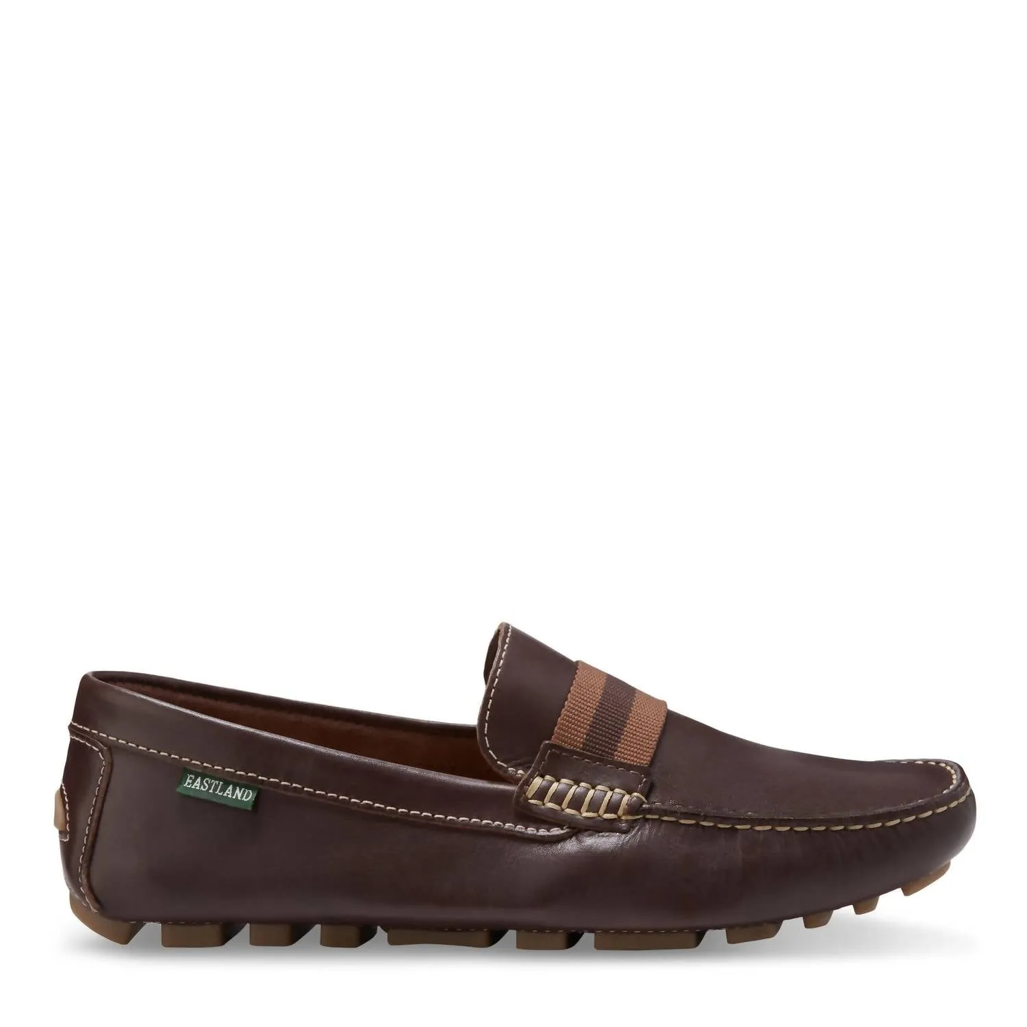Men's Whitman Banded Driving Moc Loafers In Brown Lth 02