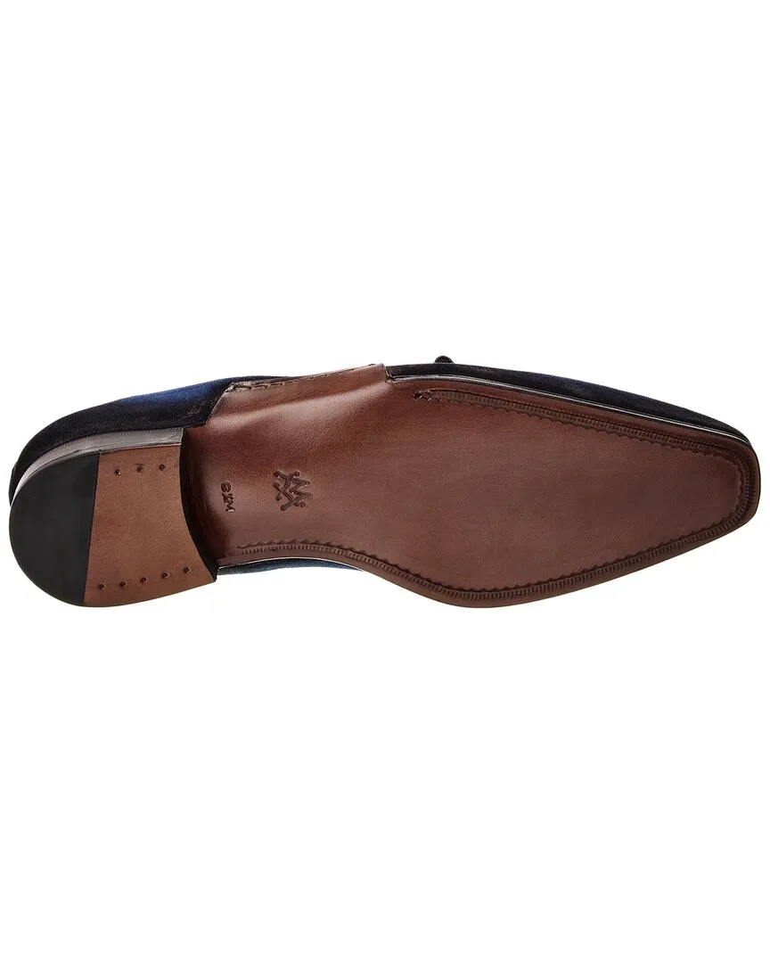 Mezlan Pavese Suede Tasseled Slip-On Loafer
