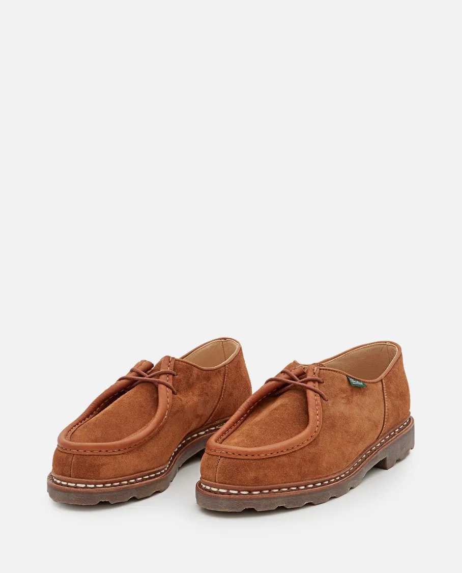 Michael Suede Lace-Up Loafer