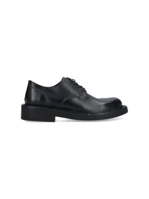 Mid Heel' Derby Shoes  Black