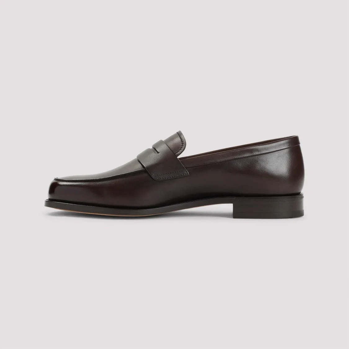 Milford Brown Calf Leather Loafers
