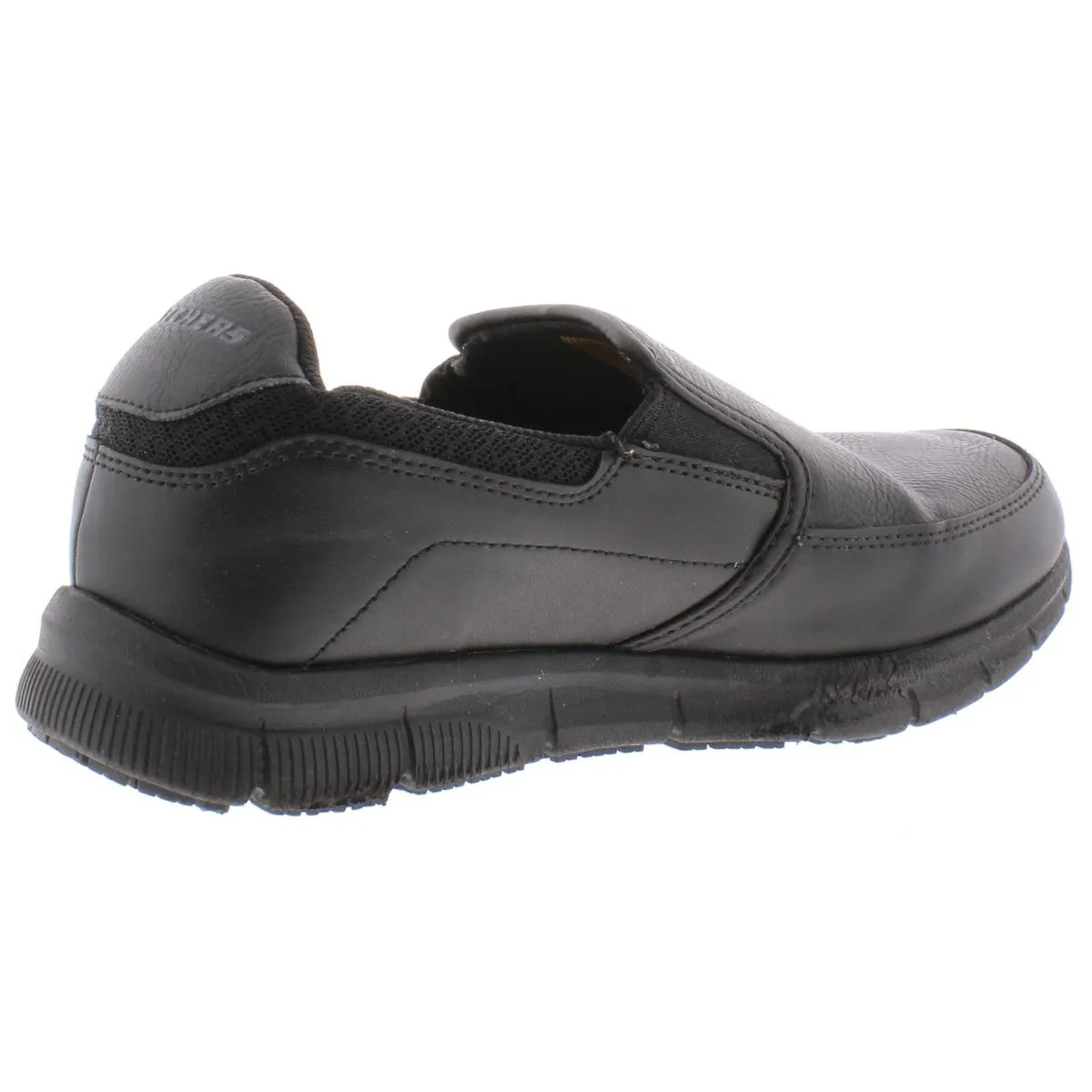Nampa Annod Womens Faux Leather Memory Foam Slip-On Sneakers